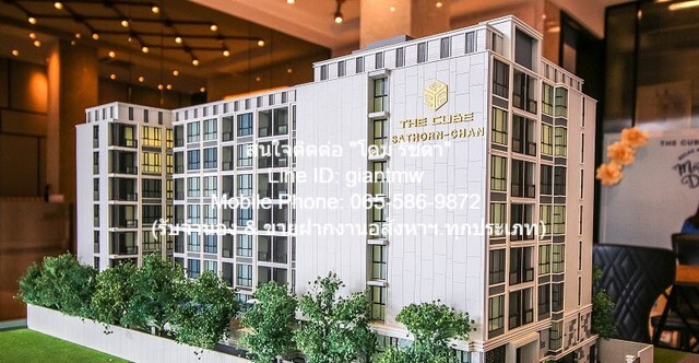 คอนโด เดอะ คิวบ์ เออร์เบิน สาทร - จันทน์ พื้นที่ 44 ตร.-ม. 25000 BAHT. ไม่ไกลจาก รถไฟฟ้า BTS สะพานตากสิน ราคาไม่แรง กรุงเทพ