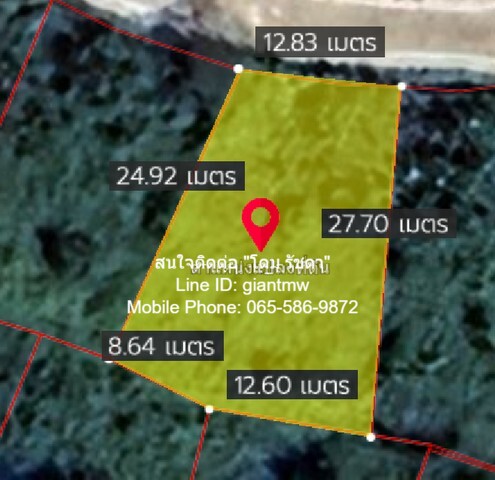 ที่ดิน - พื้นที่ = 114 SQ.WA 3250000 THB ใกล้กับ ถนนราชพฤกษ์ 4 กม. ออกแบบสวยงาม