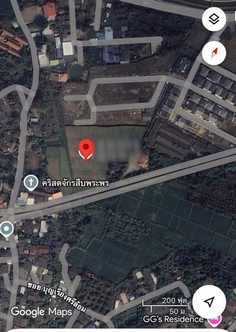 ที่ดินเปล่า ทำเลดี พื้นที่สีเหลือง บ้านแหวน หางดง
