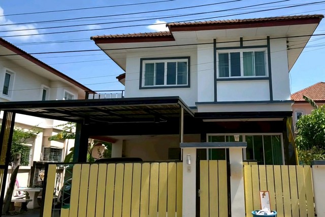 ให้เช่าบ้านเดี่ยว2ชั้น40ตรว. วิวสวน ถนน คุ้มเกล้า ลาดกระบัง ใกล้สนามบินสุวรรณภูมิ