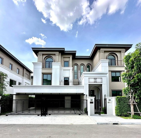 บ้านหรูCinq Royal กรุงเทพกรีฑาพร้อมลิฟท์ 5Bed 705sq.m. ให้เช่า ตกแต่งครบ + เครื่องใช้ไฟฟ้า