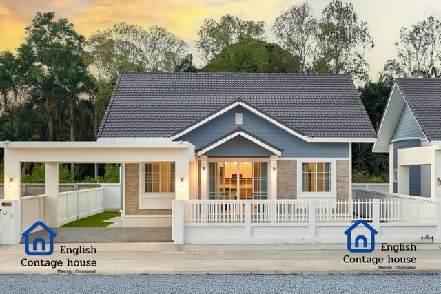 ขายบ้านเดี่ยวสไตล์ english cottage สร้างใหม่พร้อมอยู่ นอกโครงการ เชียงใหม่