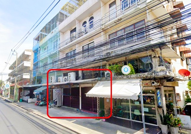 Terminal21 2.1กม. ชั้นล่างเท่านั้น ให้เช่าอาคารพาณิชย์ 3.5 ชั้น 1-2คูหา 22ตร.วา 88ตร.ม.ห้างกรีนเพลส 400ม.