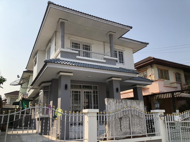 P1276 ให้เช่า บ้านเดี่ยว 2 ชั้น โครงการ วรารมย์ มีนบุรี ซอยราษฎร์อุทิศ 16 Vararom Minburi ตกแต่งเหมาะพร้อมอยู่อาศัย