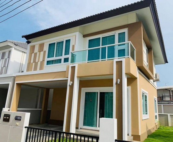 ให้เช่าบ้านเดี่ยว 2 ชั้น ใกล้สนามบิน โครงการ กาญจน์กนก แม่เหียะ
