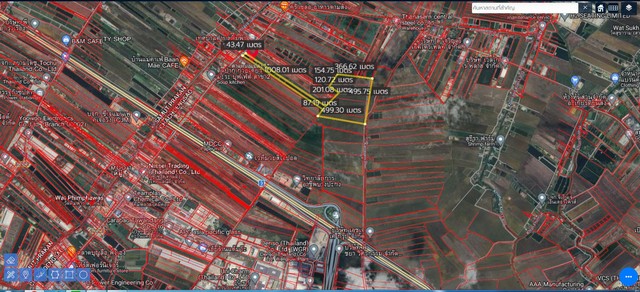 ขายที่ดินเปล่าบางปะกงฉะเชิงเทรา ติดถนนทางหลวง 200 ที่ดินแปลงใหญ่รองรับการพัฒนาของเมือง