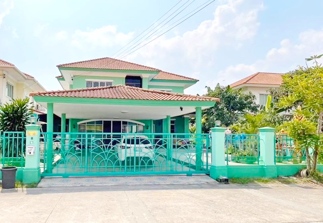 พร้อมเฟอร์ฯ 102ตร.วา. 4นอน 5น้ำ ถ.สุวินทวงศ์74-88 ให้เช่าบ้าน 2 ชั้น รร.เตรียมอุดมศึกษา 500 ม.ภัสสร ฟลอร่าวิลล์ Royal บึงโคล่ 1.4กม.