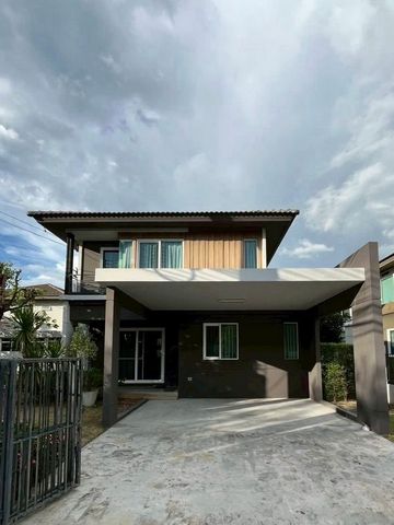 ขาย และให้เช่าบ้านเดี่ยว Inizio Land & House #สันกำแพง บ้านตัวอย่างจากโครงการ ตกแต่งบิ้วอินทั้งหลัง เฟอร์นิเจอร์ครบ แปลงมุม