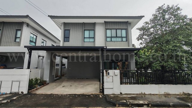 บ้านเดี่ยว หมู่บ้านสัมมากร ชัยพฤกษ์ - วงแหวน 2 ต่อเติมครบ