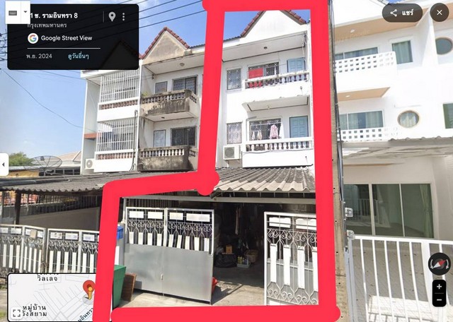 ขายด่วนบ้านทาวน์เฮ้าส์ ซ.รามอินทรา 8 แหล่งชุมชน เดินทางสะดวก ใกล้แหล่งอาหาร