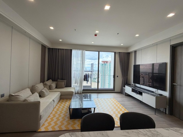 For Sale - Rare 3-Bedroom Layout with Maid’s Room at Rhythm Charoenkrung Pavillion
