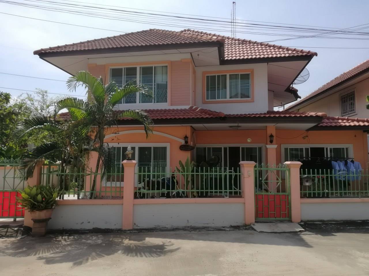 For sale 2-storey detached house Naphasanan Village, 46 sq m, good location, close to amenities