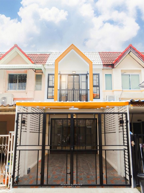 ขายทาวน์เฮ้าส์ 2 ชั้น 16 ตรว. รีโนเวทใหม่สวย สไตล์ มินิมอล หมู่บ้านสวนทิพย์ คลองลำเจียก12 ใกล้เลียบด่วน