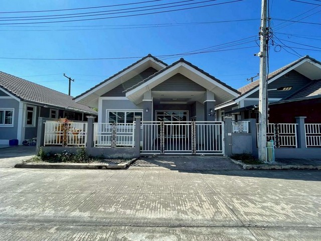 บ้านเดี่ยวชั้นเดียว บ้านสวย ใกล้ชุมชน พร้อมเข้าอยู่ สันกำแพง