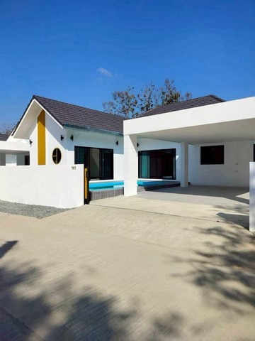 บ้านเดี่ยวสร้างใหม่ พร้อมเข้าอยู่ ทำเลดี ดอยสะเก็ด เชียงใหม่