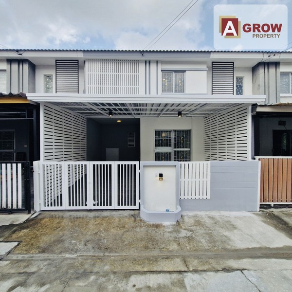 หมู่บ้านพฤกษา 85 หนามแดง-เทพารักษ์ บ้านรีโนเวทใหม่ทั้งหลัง เฟอร์นิเจอร์ครบ พร้อมเข้าอยู่