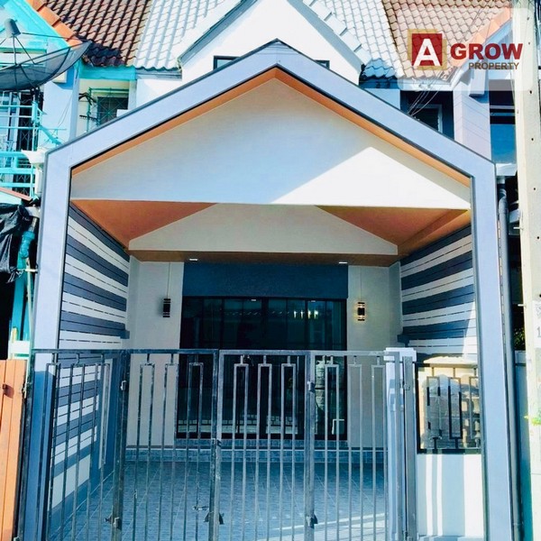 หมู่บ้านพูนสินธานี 3 เคหะร่มเกล้า64 บ้านสวย รีโนเวทใหม่ทั้งหลัง เฟอร์ฯครบ ตกแต่งพร้อมอยู่
