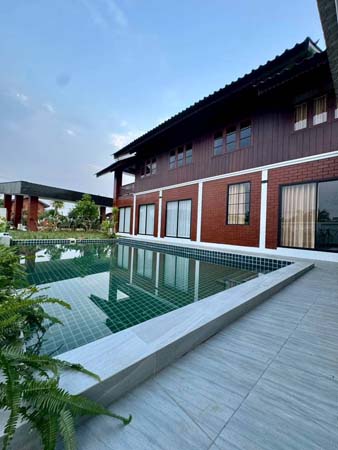 ขายบ้าน พูลวิลล่า Modern Lanna Luxury ขัวมุง อ.สารภี เชียงใหม่ ใกล้รร.นานาชาติลานนาเพียง 4.8 กม.