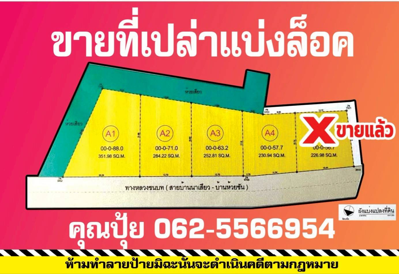 ขายที่เปล่าชัยภูมิ..ขายที่แบ่งล็อค เยื้องโรงเรียนนาเสียว
