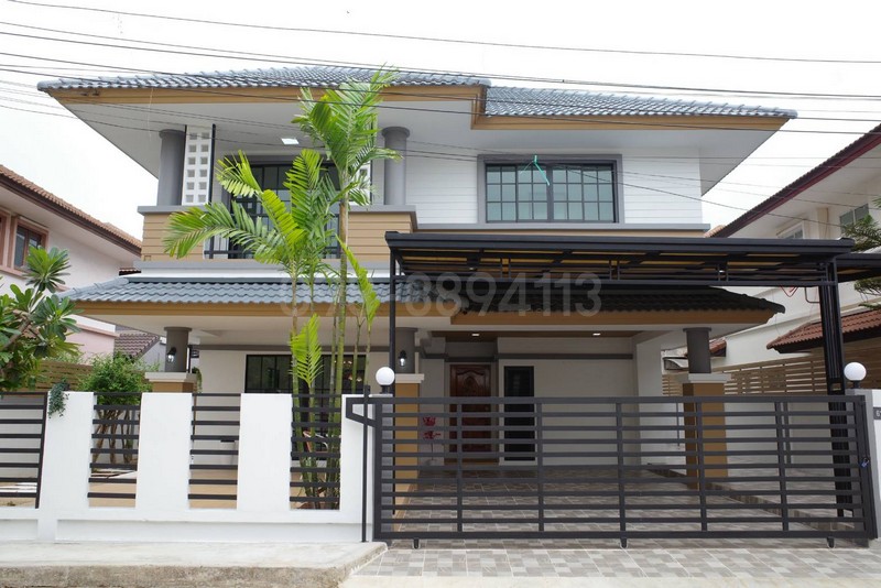 ขายบ้านเดี่ยว 2 ชั้น หลังใหญ่ รอยัล ปาร์ค วิลล์ บงกช 3 รีโนเวทหรูสไตล์ Minimal Modern เนื้อที่ 56 ตรว 4นอน 3น้ำ ราคาพิเศษ