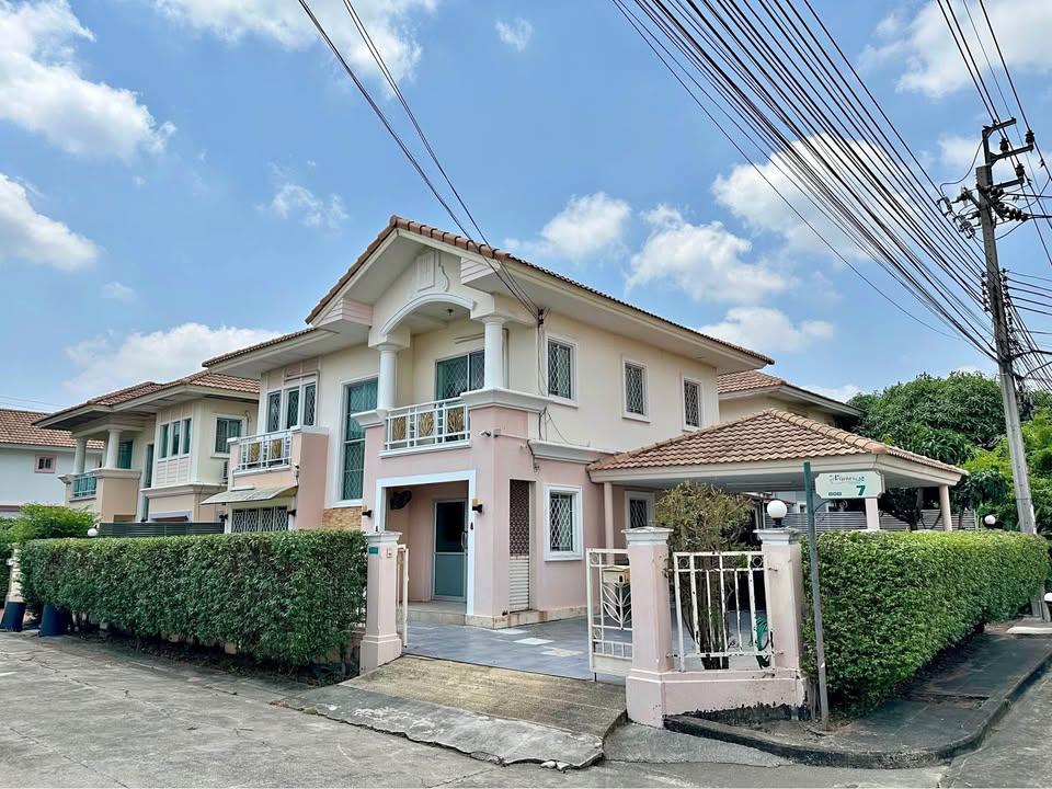 ให้เช่าบ้านเดี่ยว 2 ชั้น 55 ตร.ว. พฤกษาวิลเลจ 5 (คลองถนน) หลังมุม บางบัวทอง นนทบุรี