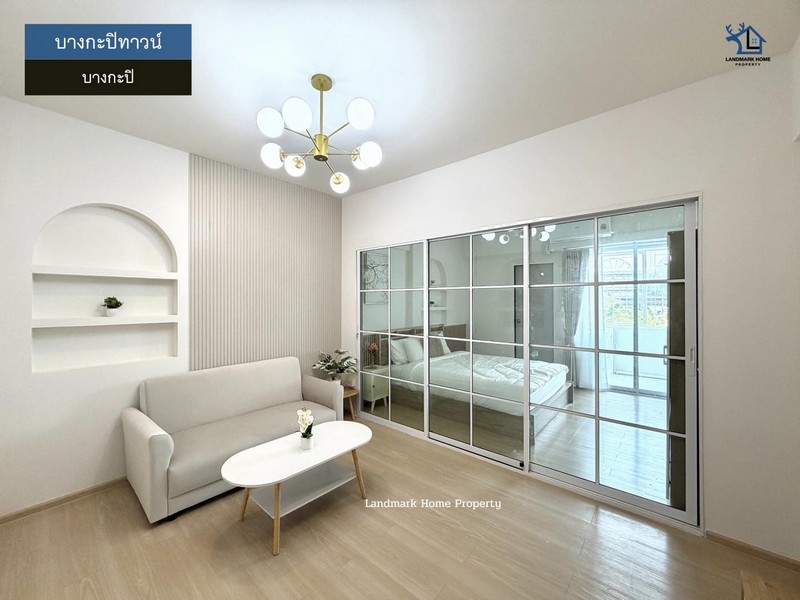 IN-100 ขายห้องชุด บางกะปิทาวน์คอนโด ขนาด 36.65 ตรม 1นอน 1น้ำ รีโนเวทใหม่ พร้อมเข้าอยู่ ทำเลดี