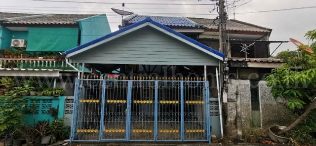 บ้านแฝด ซอยวัดใหม่ผดุงเขต นนทบุรี ทำเลดี ใกล้ MRT สถานีตลาดบางใหญ่
