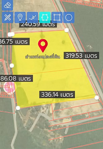 ขายที่ดินปลวกแดงระยอง ขายที่ดินระยอง 30 ไร่ (มี 2 โฉนด) ผังสี ตำบลมาบยางพร ปลวกแดง ระยอง