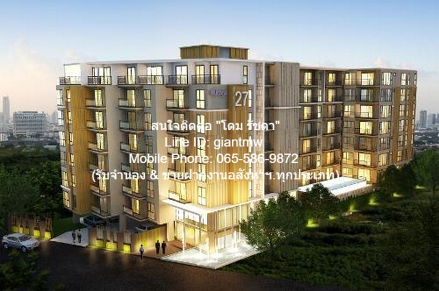 รหัส: DSL-480 ให้เช่าด่วน! Condo Mirage Sukhumvit 27 22000 B. 36ตร.ม. ใกล้กับ BTS อโศก โครตถูก!