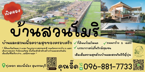ที่ดินแบ่งขาย ที่ อ.สองพี่น้อง จ.สุพรรณบุรี สวยงาม พร้อมสร้างบ้าน เจ้าของขายเอง โทร 096-8817733