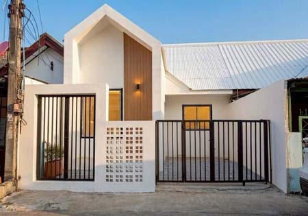 ขาย ทาวน์โฮมรีโนเวทใหม่ สไตล์มินิมอล ทำเลดี หลังแมคโคร สาขาหนองประทีป ต.ท่าศาลา