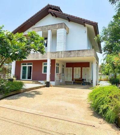 บ้านเดี่ยวหลังมุม แปลงใหญ่ ในโครงการล้านนาซิตี้ปาร์ค ในซอย รพ.ลานนา เพียง 1.4 กม.