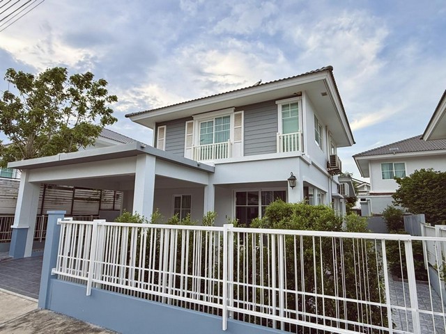 P3414 ให้เช่า บ้านเดี่ยว 2 ชั้น โครงการ Villaggio วิลลาจจิโอ ศรีนครินทร์-บางนา ตกแต่งพร้อมอยู่