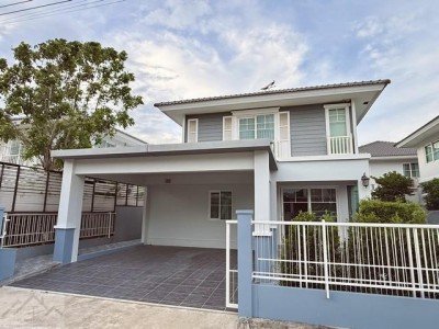 HR 10070 ให้เช่าบ้านเดี่ยว 2 ชั้น 50 ตรว. 3 ห้องนอน วิลลาจจิโอ ศรีนครินทร์ บางนา Villaggio Srinakarin Bangna ใกล้เมกะบางนา