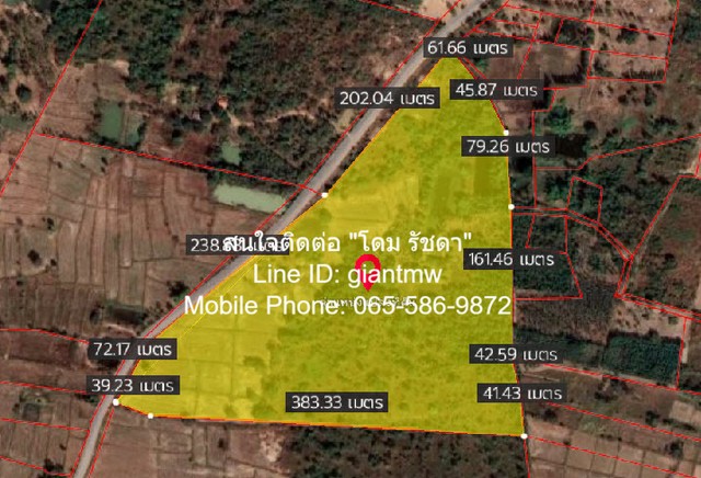 DSL-188 ขาย ที่ดิน ที่ดิน ต.บ้านเล่า อ.เมืองชัยภูมิ จ.ชัยภูมิ ใกล้กับ ห่างจากถนนทางหลวงหมายเลข 201 ประมาณ 2 กม. และตัวเมืองชัยภูมิ ประมาณ 7 กม. ชัยภูมิ
