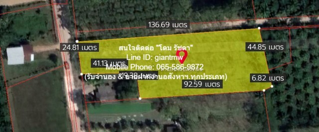 DSL-176 ขาย ที่ดิน ที่ดิน พร้อมสวนเกษตร (สวนยาง+มะพร้าว) ต.ชัยบุรี อ.เมืองพัทลุง จ.พัทลุง 4500000 บาท พัทลุง