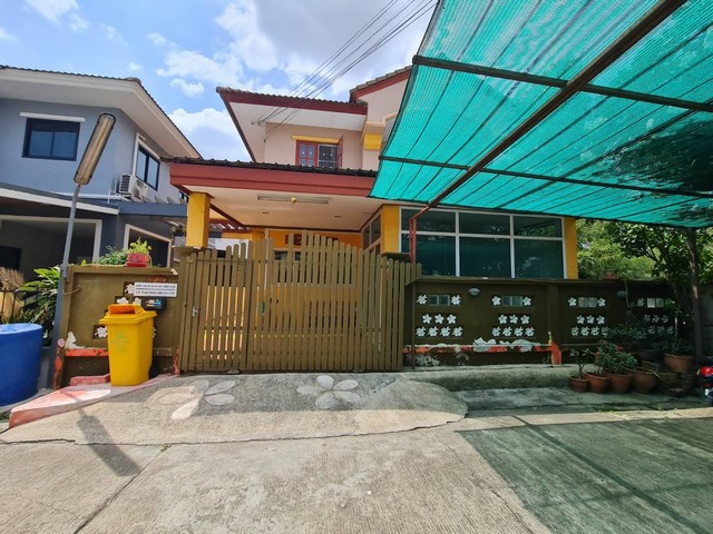 ขายบ้านแฝด หมู่บ้านบุรีรมย์ พระราม 2-เอกชัย ซอยโรงเรียนฐานเทคโนโลยี สมุทรสาคร