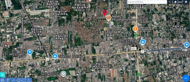 ขายที่ดินสาย2 วัดบุณยประดิษฐ์ ใกล้เทสโก้โลตัสพุทธมณฑลสาย2
