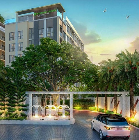 DHL-047 ขาย คอนโด วินด์แฮม การ์เด้น ไอริณ บางเสร่ พัทยา Wyndham Garden Irin Bangsaray Pattaya 33 ตร.ม. ใกล้กับ ทะเลบางเสร่ ชั้นที่ 4