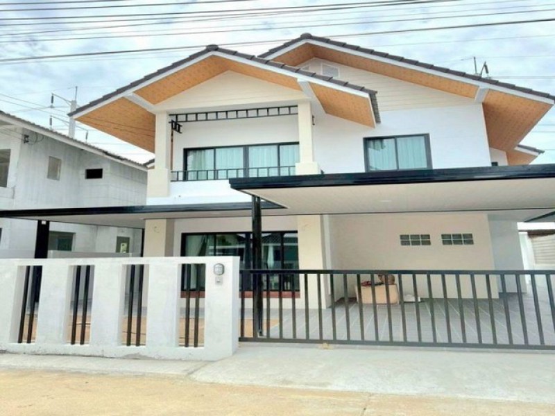 ขายบ้านใหม่มือ 1 ตะเคียนเตี้ย บ้านสมถวิล 2 บางละมุง ใกล้สุขุมวิท TP-H2296