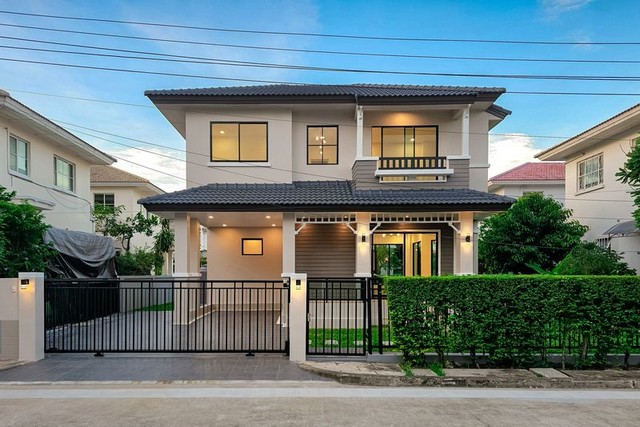 มัณฑนา ปิ่นเกล้า-พระราม 5 บ้านเดี่ยวแต่งสวยที่สุด โครงการ ทำเลทองติดถนนใหญ่ นครอินทร์-พระราม 5