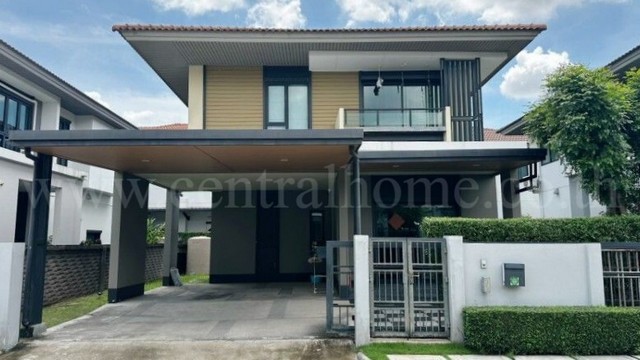 บ้านเดี่ยว เศรษฐสิริ วงแหวน - ลำลูกกา สไตล์โมเดิร์น พร้อมอยู่