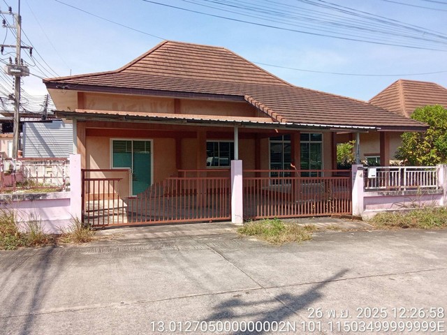 ขายบ้านแฝดโครงการ ปันสุข ถนนสายปลวกแดง – ห้วยปราบสะพานสี่ ปลวกแดง ระยอง