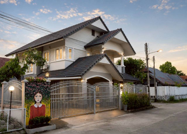 ให้เช่าบ้านเดี่ยวพร้อมสระว่ายน้ำส่วนตัว สันผักหวาน หางดง