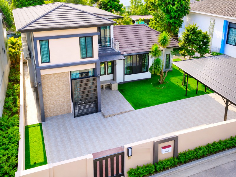 BEYOND สนามแบดมินตัน คฤหาสน์ 2 ชั้น ทับมา Do home โลตัส มาบตาพุด 3.20กม. 3นอน 3น้ำ พร้อมโรงจอดรถพิเศษ 96 ตร.ว. 300 ตร.ม.