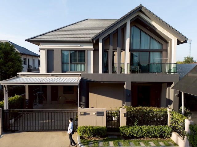 BH4204 บ้านหรูให้เช่า Bangkok Boulevard พระราม 9 – กรุงเทพกรีฑา พร้อมเฟอร์นิเจอร์หรู ใกล้ Wellington College
