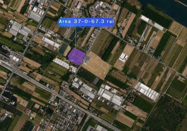 For Sale / ขาย ที่ดิน 37 ไร่ ผังสีม่วงลาย เขต EEC อ.นิคมพัฒนา จ.ระยอง ตำบลมะขามคู่ นิคมพัฒนา,ระยอง