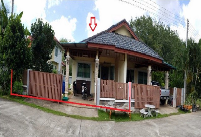 ขายบ้านแฝดชั้นเดียว บ้านริมสวน ทุ่งใหญ่-นครศรีธรรมราช