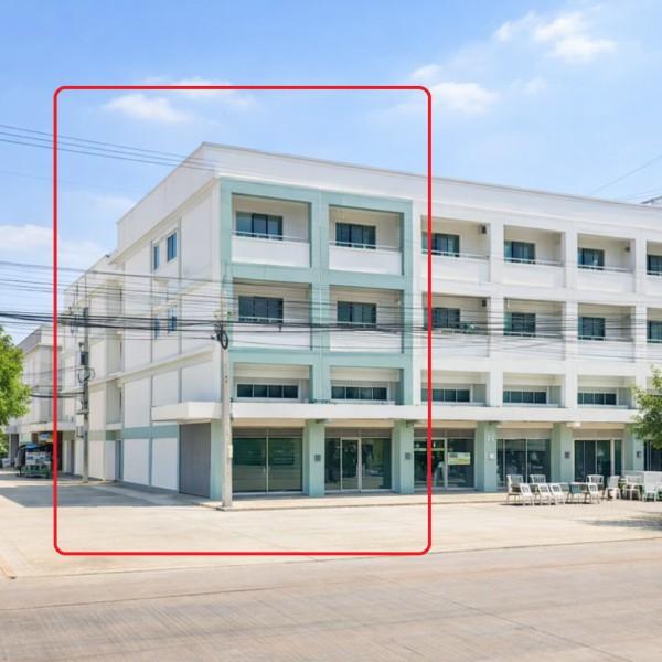 อาคารพาณิชย์ 3.5 ชั้นหัวมุม 2 คูหา ตีทะลุถึงกัน คลองหนึ่ง รังสิต 50 ตร.ว.436 ตร.ม.3 นอน 3 น้ำ ใกล้อุตสาหกรรม MMC 500 ม.รีโนเวทใหม่