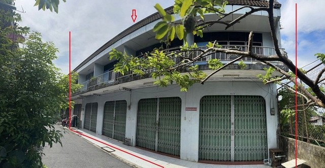 ขายอาคารพาณิชย์ 2 ชั้น 4 คูหา ถนน รัถการ ต.คอหงส์ อ.หาดใหญ่ จ.สงขลา